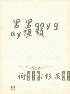 男男gay gay视频