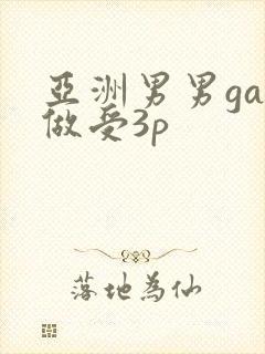 亚洲男男gay做受3p