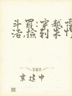 斗罗:穿越霍雨浩,捡到朱竹清