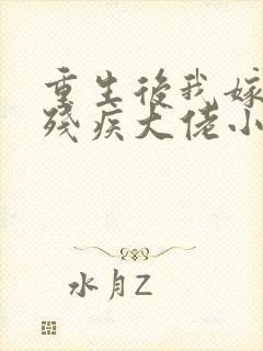 重生后我嫁给了残疾大佬小说