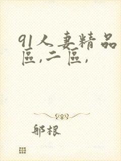 91人妻精品一区,二区,
