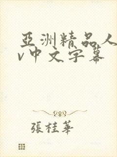 亚洲精品人妻av中文字幕