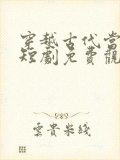 穿越古代当王妃短剧免费观看