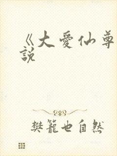 《大爱仙尊》小说封面