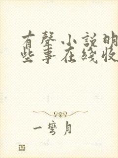 有声小说明朝那些事在线收听