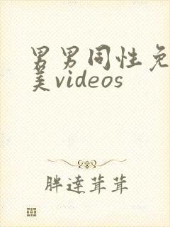 男男同性免费欧美videos