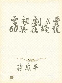 电视剧《爱》全60集在线观看