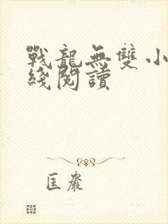 战龙无双小说在线阅读