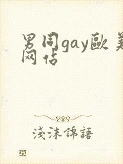 男同gay欧美网站