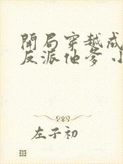 开局穿越成炮灰反派他爹 小说