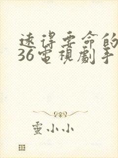 远得要命的爱情36电视剧手机免费封面