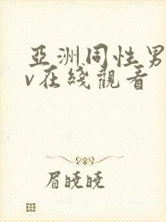 亚洲同性男男gv在线观看