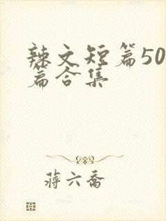辣文短篇500篇合集封面