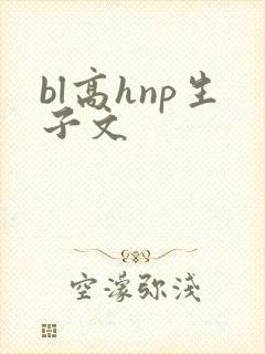 bl高hnp生子文