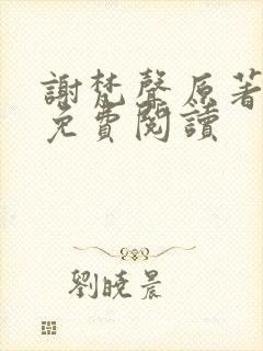 谢梵声原著小说免费阅读封面