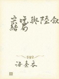 宋晚与陆叙白的结局封面