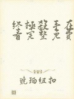 终极杀手在线观看完整免费高清电影封面