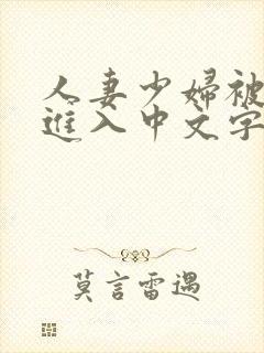 人妻少妇被猛烈进入中文字幕在线观