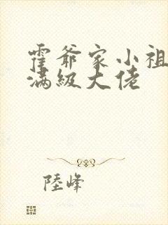 霍爷家小祖宗是满级大佬封面
