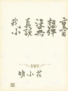 我真没想重生啊小说无弹窗全文免费阅读