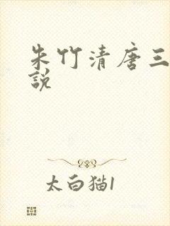 朱竹清唐三黄小说