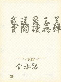 武道医王吴东免费阅读无弹窗封面