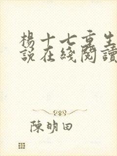 杨十七重生记小说在线阅读封面