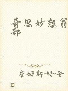 奇思妙想翁十三部