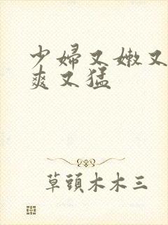 少妇又嫩又紧又爽又猛