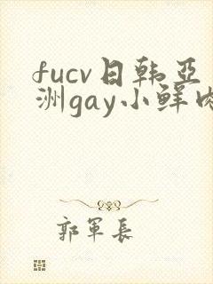 fucv日韩亚洲gay小鲜肉在