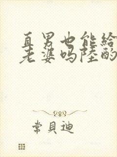 直男也能给人当老婆吗陆酌言txt
