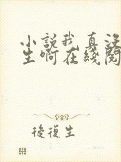 小说我真没想重生啊在线阅读全文