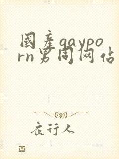 国产gayporn男同网站