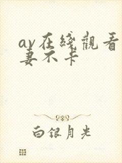 av在线观看人妻不卡