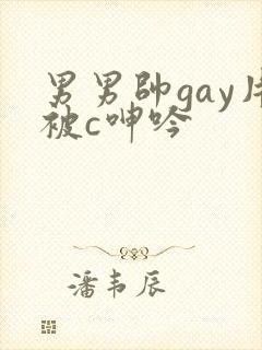 男男帅gay片被c呻吟封面