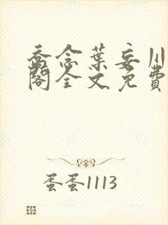 乔念叶妄川笔趣阁全文免费