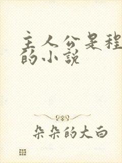 主人公是程晓雨的小说封面