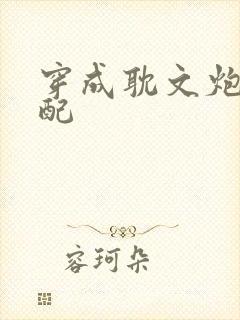 穿成耽文炮灰女配