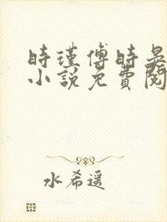 时瑾傅时晏全文小说免费阅读封面