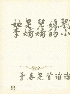 她是儿媳刘大壮李娇娇的小说