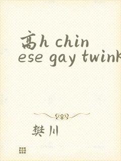 高h chinese gay twink