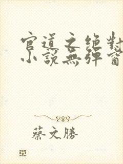 官道之绝对权力小说无弹窗