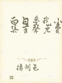 白日梦我小说全集有声免费听封面