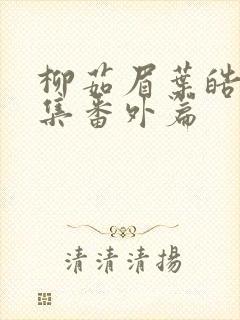 柳茹眉叶皓轩续集番外篇