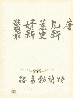 医婿叶凡唐若雪最新更新