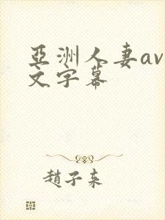 亚洲人妻av中文字幕
