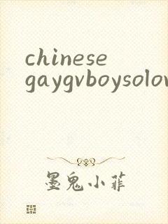 chinesegaygvboysolovideo封面
