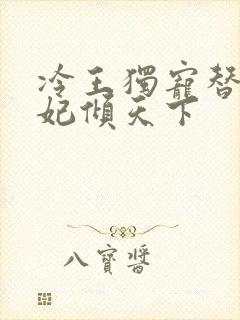 冷王独宠替嫁毒妃倾天下