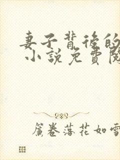 妻子背后的秘密 小说免费阅读