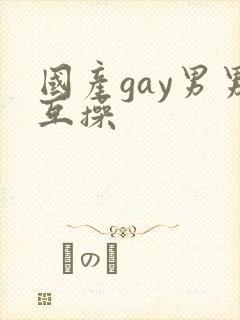 国产gay男男互操